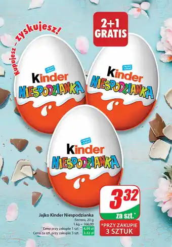 Dino Jajko Kinder Niespodzianka, 20 g oferta