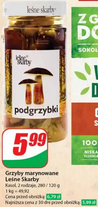Grzyby marynowane Leśne Skarby Kasol 280/120 g