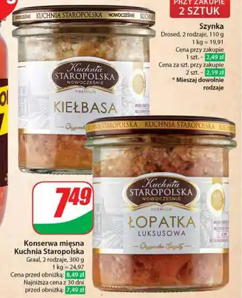 Dino Konserwa mięsna Kuchnia Staropolska Graal 300 g oferta