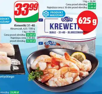 Dino Krewetki 31-40 Abramczyk 625/500 g oferta