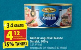 Biedronka Gulasz angielski Nasze Smaki 300g oferta