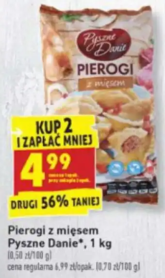 Biedronka Pierogi z mięsem Pyszne Danie 1kg oferta