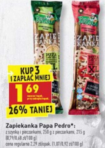 Biedronka Zapiekanka Papa Pedro 215-250g oferta