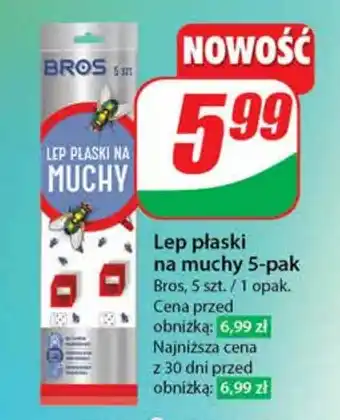 Dino Lep płaski na muchy 5-pak oferta