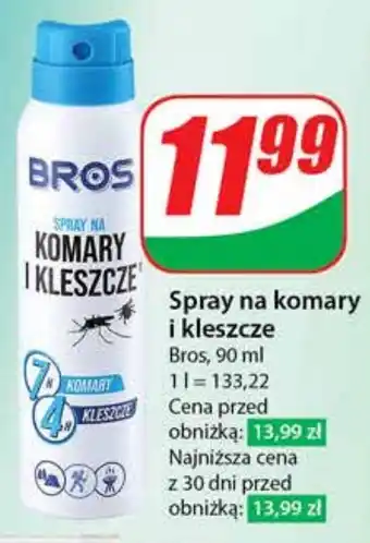 Dino Spray na komary i kleszcze Bros 90 ml oferta
