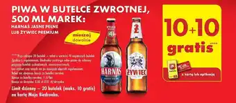 Biedronka PIWA W BUTELCE ZWROTNEJ, 500 ML MAREK oferta