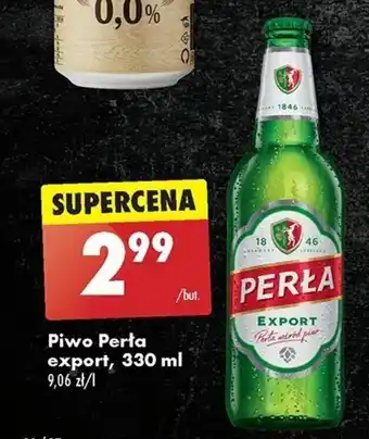 Biedronka Piwo Perła export, 330 ml oferta