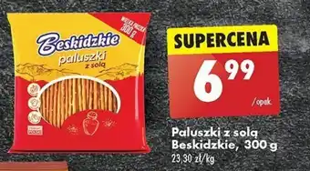 Biedronka Paluszki z solą Beskidzkie, 300 g oferta