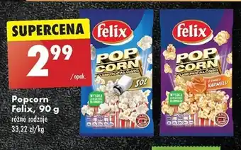 Biedronka Popcorn Felix, 90 g oferta