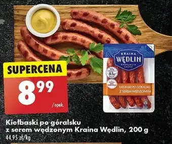 Biedronka Kiełbaski po góralsku z serem wędzonym Kraina Wędlin, 200 g oferta