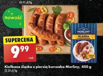 Biedronka Kiełbasa śląska z piersią kurczaka Morliny, 450 g oferta