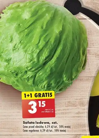 Biedronka Sałata lodowa, szt. oferta