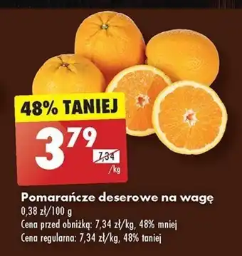 Biedronka Pomarańcze deserowe na wagę 1 kg oferta