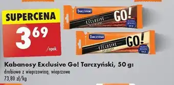 Biedronka Kabanosy Exclusive Go! Tarczyński, 50 g oferta