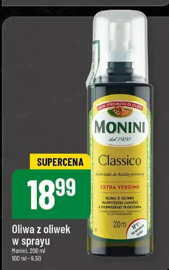 Polomarket Oliwa z oliwek w sprayu Monini 200 ml oferta