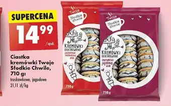 Biedronka Ciastka kremówki Twoje Słodkie Chwile, 710 g oferta