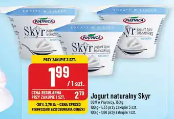 Polomarket Jogurt naturalny Skyr OSM w Piątnicy 150 g oferta