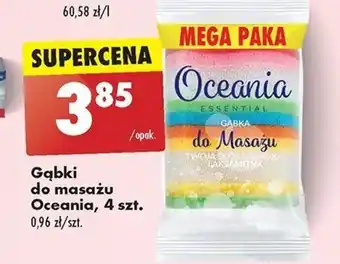 Biedronka Gąbki do masażu Oceania, 4 szt. oferta