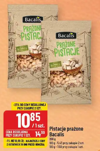 Polomarket Pistacje prażone Bacalis 200g oferta