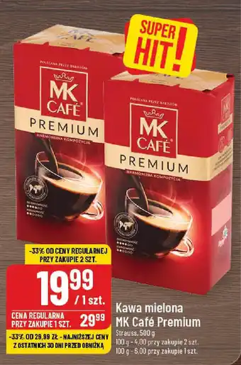 Polomarket Kawa mielona MK Café Premium Strauss 500g oferta