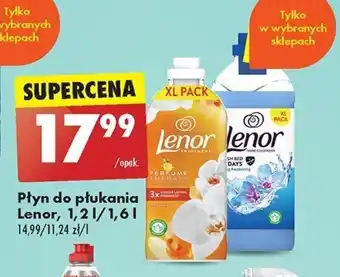 Biedronka Płyn do płukania Lenor, 1,21/1,6 l oferta