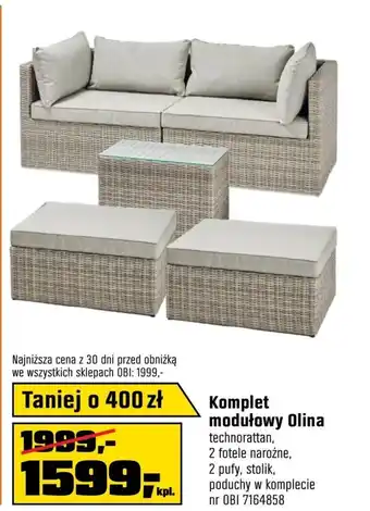 OBI Zestaw mebli oferta