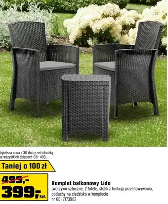 OBI Zestaw balkonowy oferta