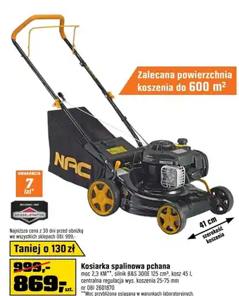 OBI Kosiarka spalinowa Nac oferta