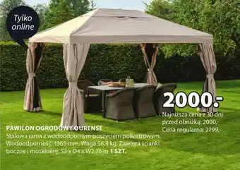 JYSK Pawilon ogrodowy Rama oferta