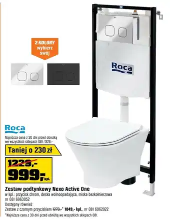 OBI Zestaw podtynkowy Roca oferta