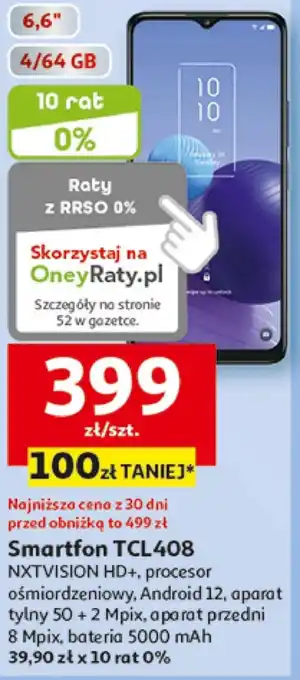 Auchan Smartfon TCL oferta