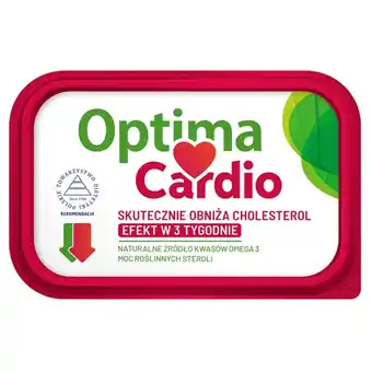 Auchan Optima Cardio Margaryna roślinna z dodatkiem steroli roślinnych 400 g oferta