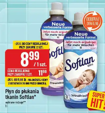 Polomarket Płyn do płukania tkanin Softlan 1l oferta