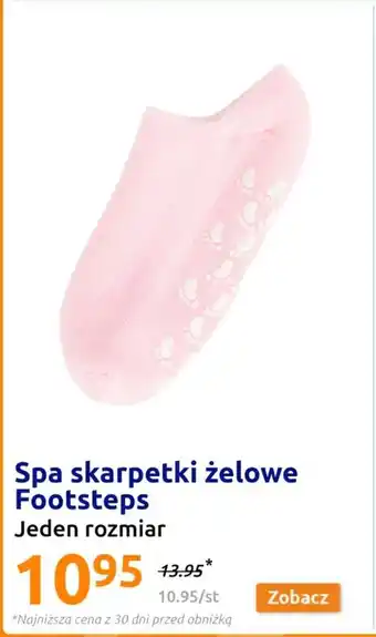 Action Spa skarpetki żelowe Footsteps oferta