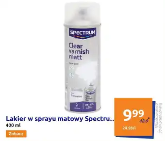 Lakier w sprayu matowy Spectrum 400ml