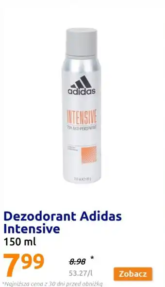 Action Dezodorant Adidas Intensive 150ml oferta