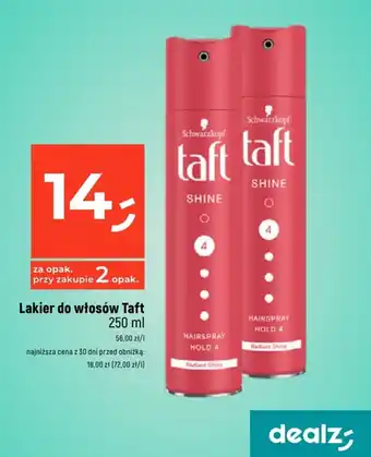 Dealz Lakier do włosów Taft 250 ml oferta