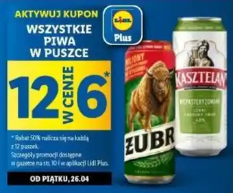 Lidl WSZYSTKIE PIWA W PUSZCE oferta