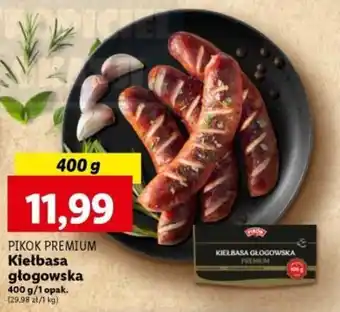 Lidl PIKOK PREMIUM Kiełbasa głogowska 400 g oferta