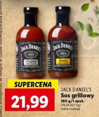 Lidl JACK DANIEL'S Sos grillowy 280 g oferta