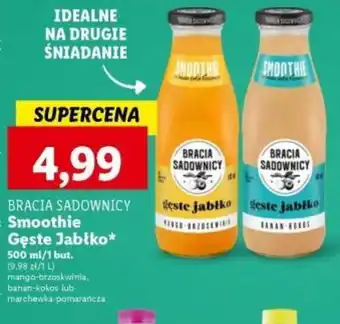 Lidl BRACIA SADOWNICY Smoothie Gęste Jabłko 500 ml oferta