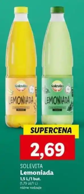 Lidl SOLEVITA Lemoniada 1,5 L oferta