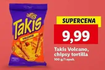 Lidl Takis Volcano, chipsy tortilla 100 g oferta