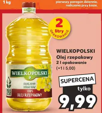 Kaufland WIELKOPOLSKI Olej rzepakowy 2 l oferta