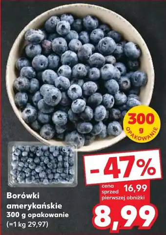 Kaufland Borówki amerykańskie 300 g oferta