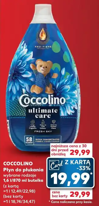 Kaufland COCCOLINO Płyn do płukania 1,6 l oferta