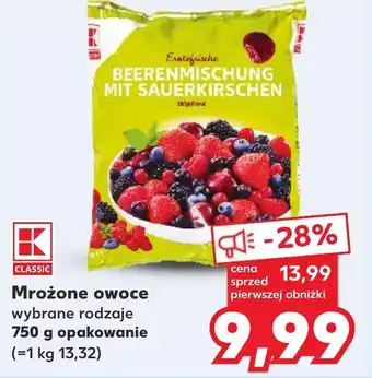 Kaufland Mrożone owoce 750 g oferta