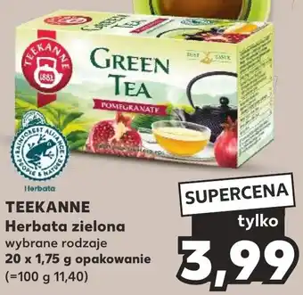 Kaufland TEEKANNE Herbata zielona 20 x 1,75g oferta