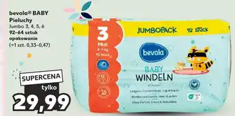 Kaufland bevola BABY Pieluchy Jumbo 3 4 5 6 92-64 sztuk oferta