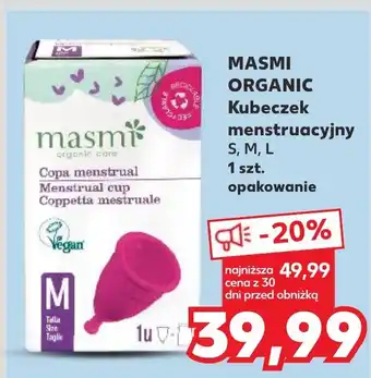 Kaufland MASMI ORGANIC Kubeczek menstruacyjny 1szt. oferta